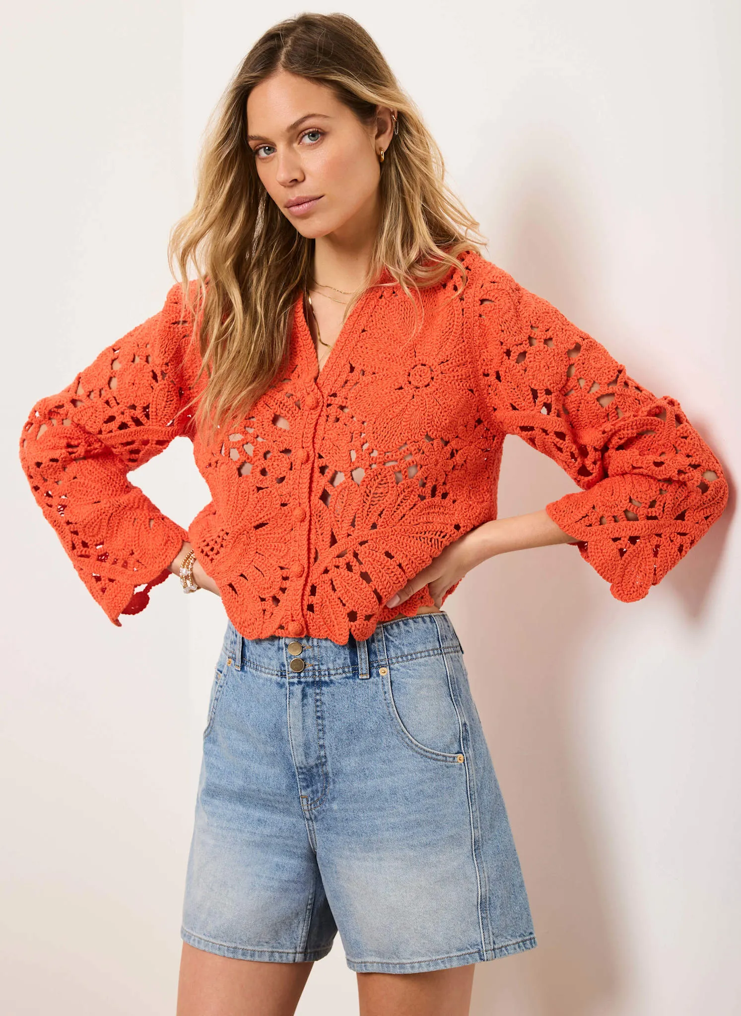 Mid Indigo Denim Shorts sold by Mint Velvet product image thumbnail 2