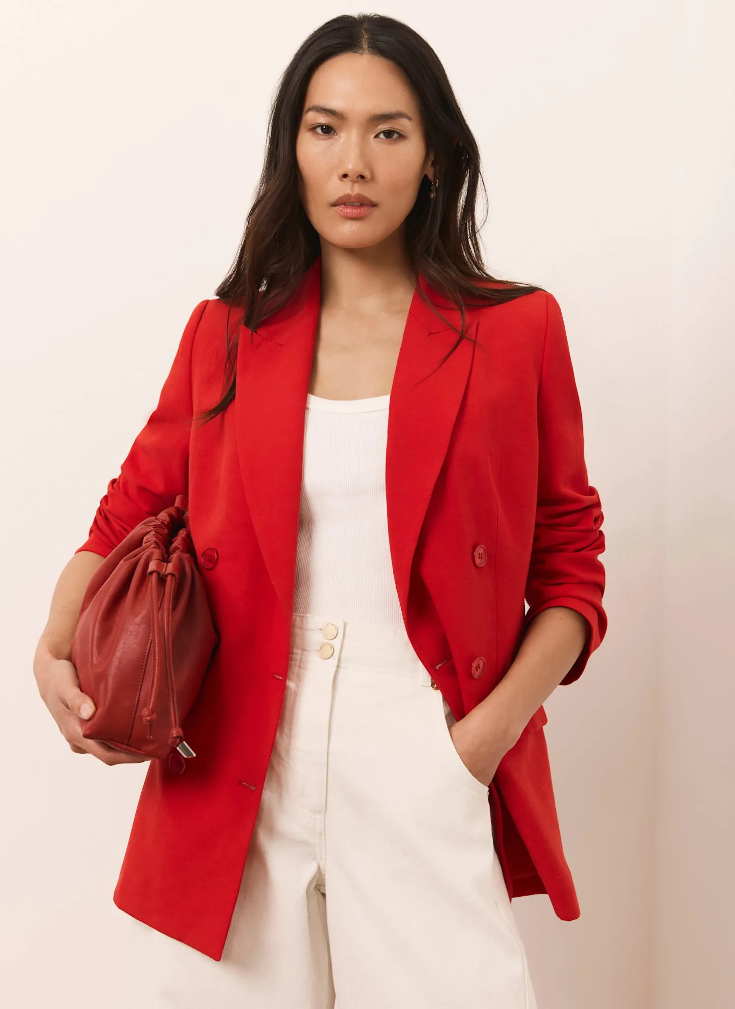 Red Double Breasted Blazer sold by Mint Velvet product image thumbnail 2
