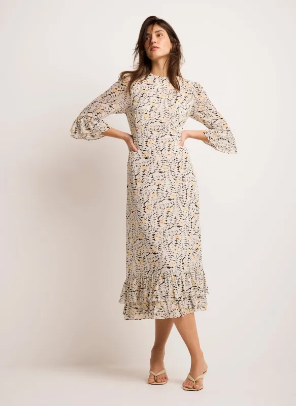 Floral Print Midi Dress sold by Mint Velvet