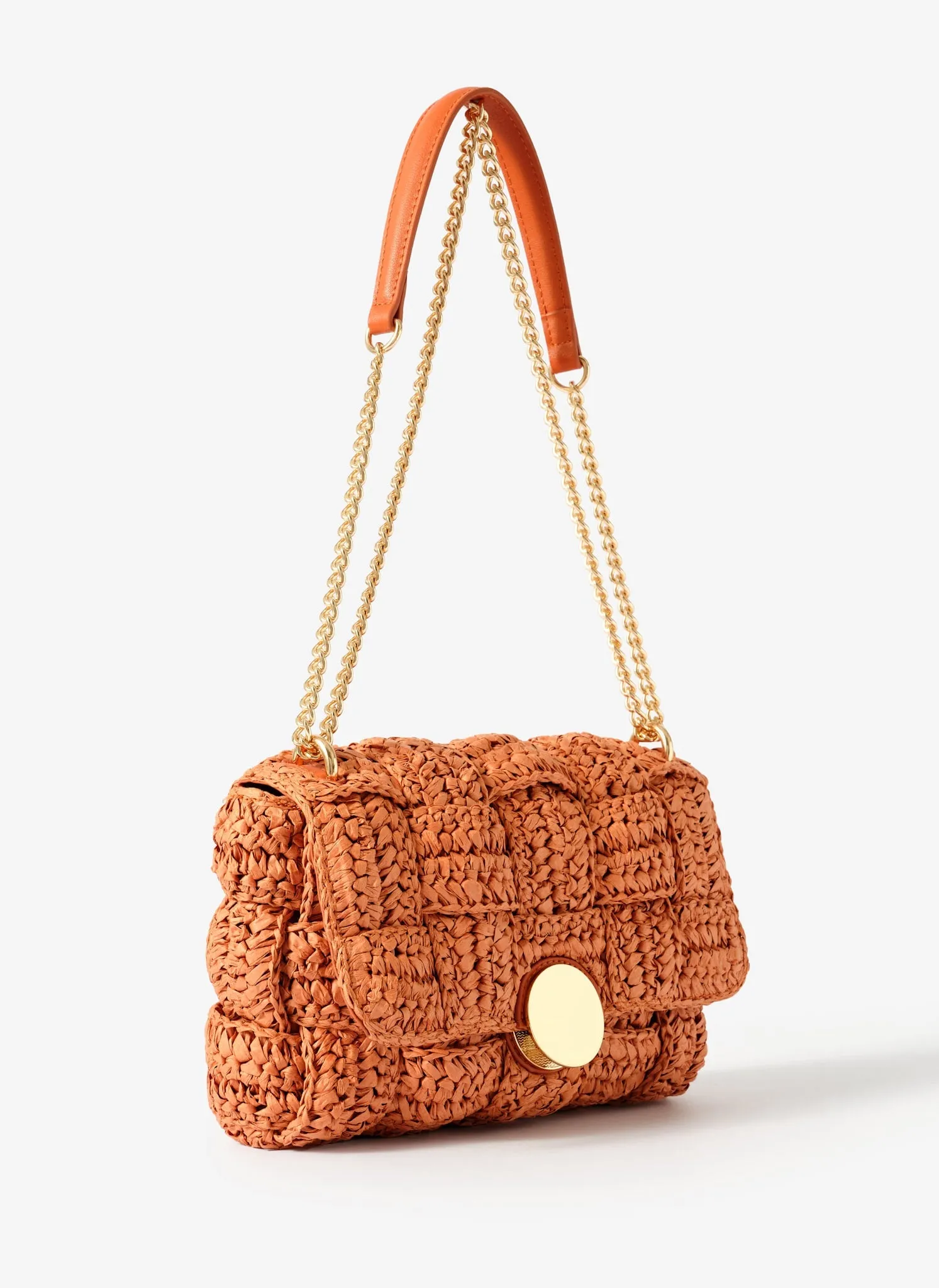 Pia Orange Woven Crossbody Bag sold by Mint Velvet product image thumbnail 5