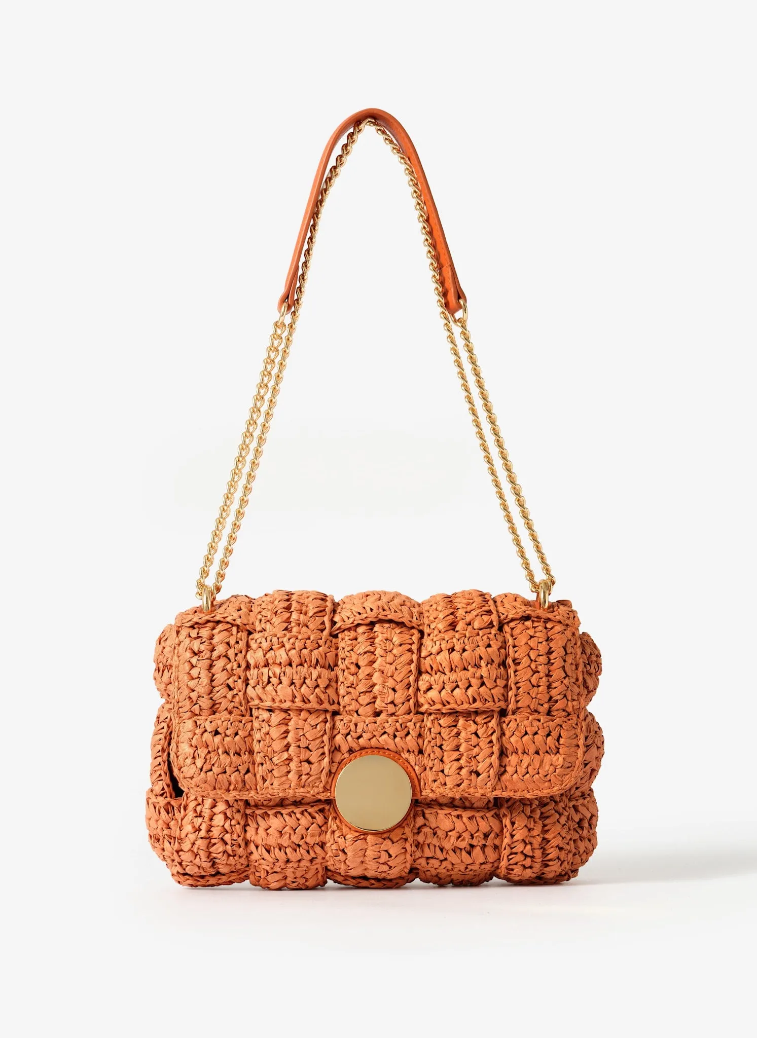 Pia Orange Woven Crossbody Bag sold by Mint Velvet product image thumbnail 2