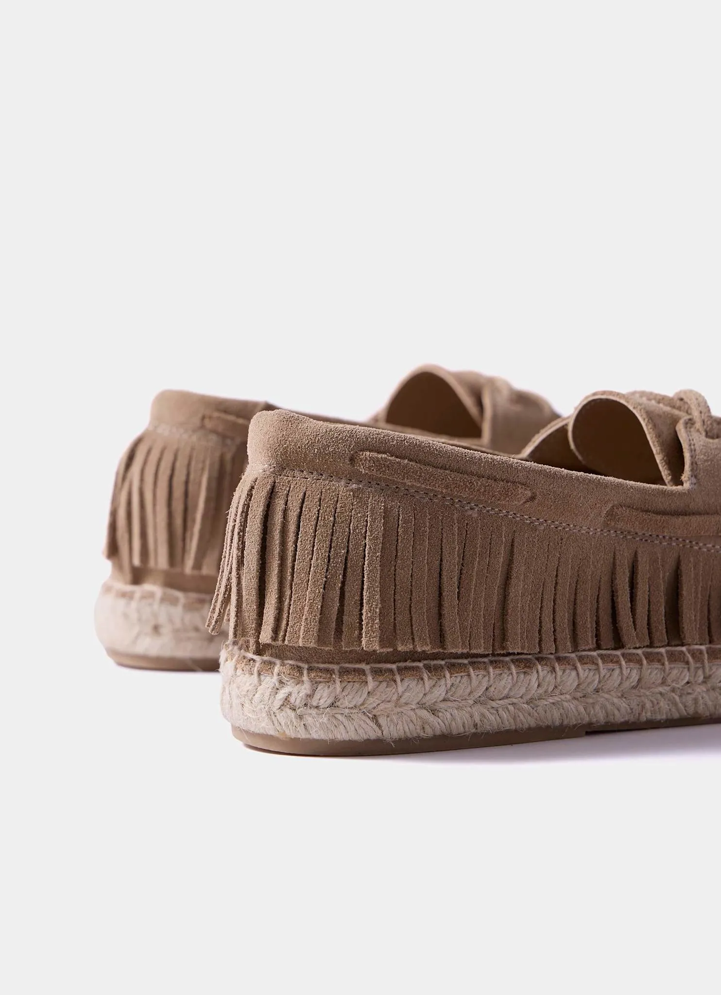 Shani Neutral Suede Espadrille Shoes sold by Mint Velvet product image thumbnail 4