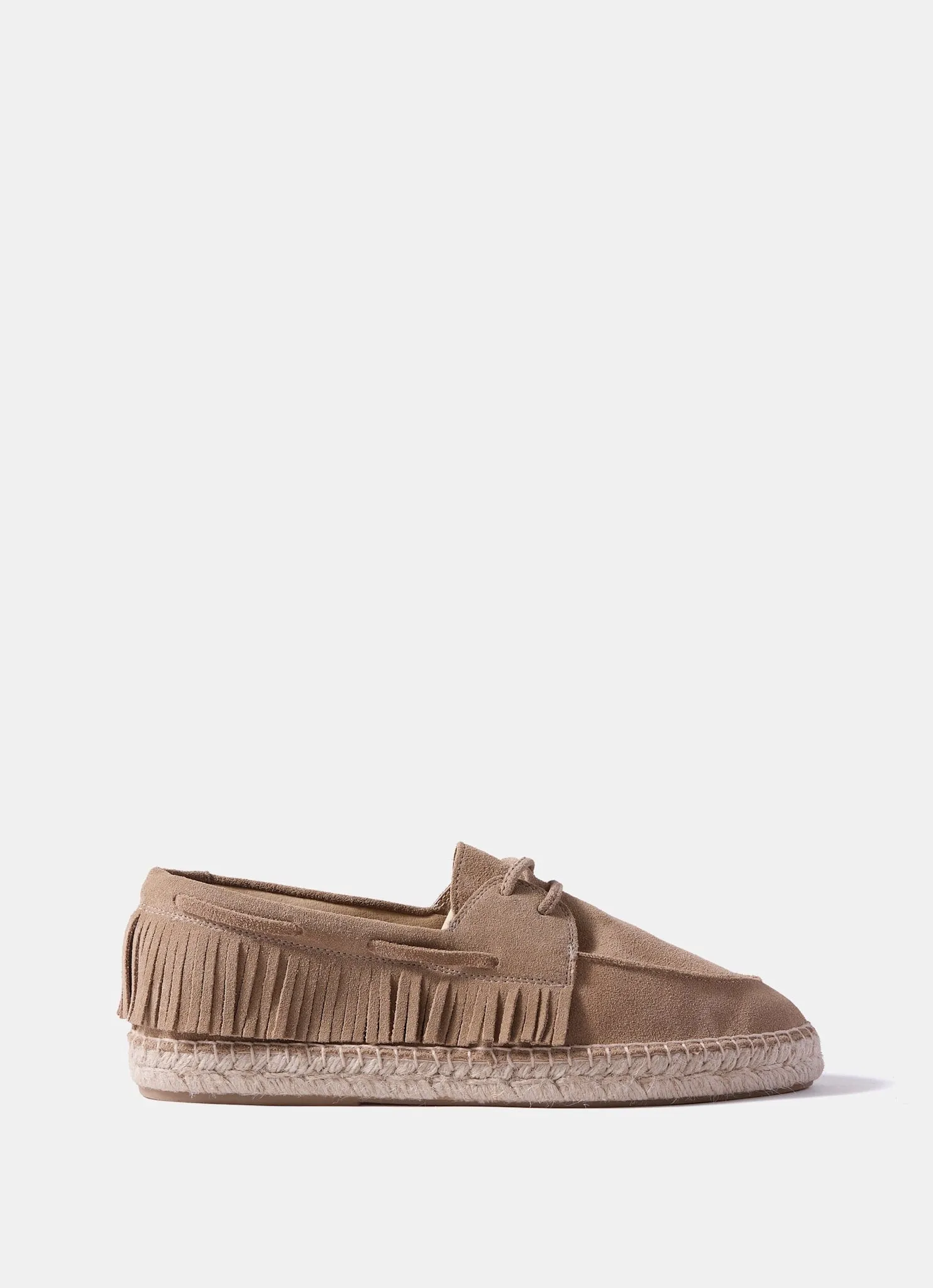 Shani Neutral Suede Espadrille Shoes sold by Mint Velvet product image thumbnail 2