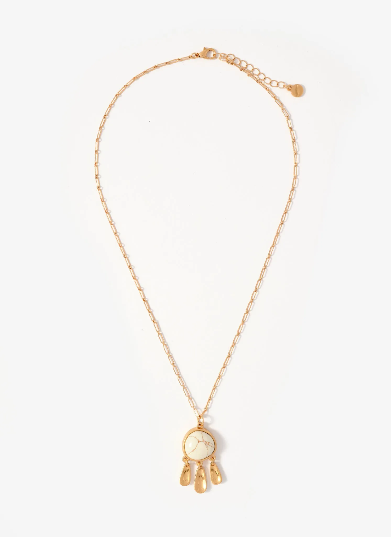 Gold Tone Drop Pendant Necklace sold by Mint Velvet product image thumbnail 2