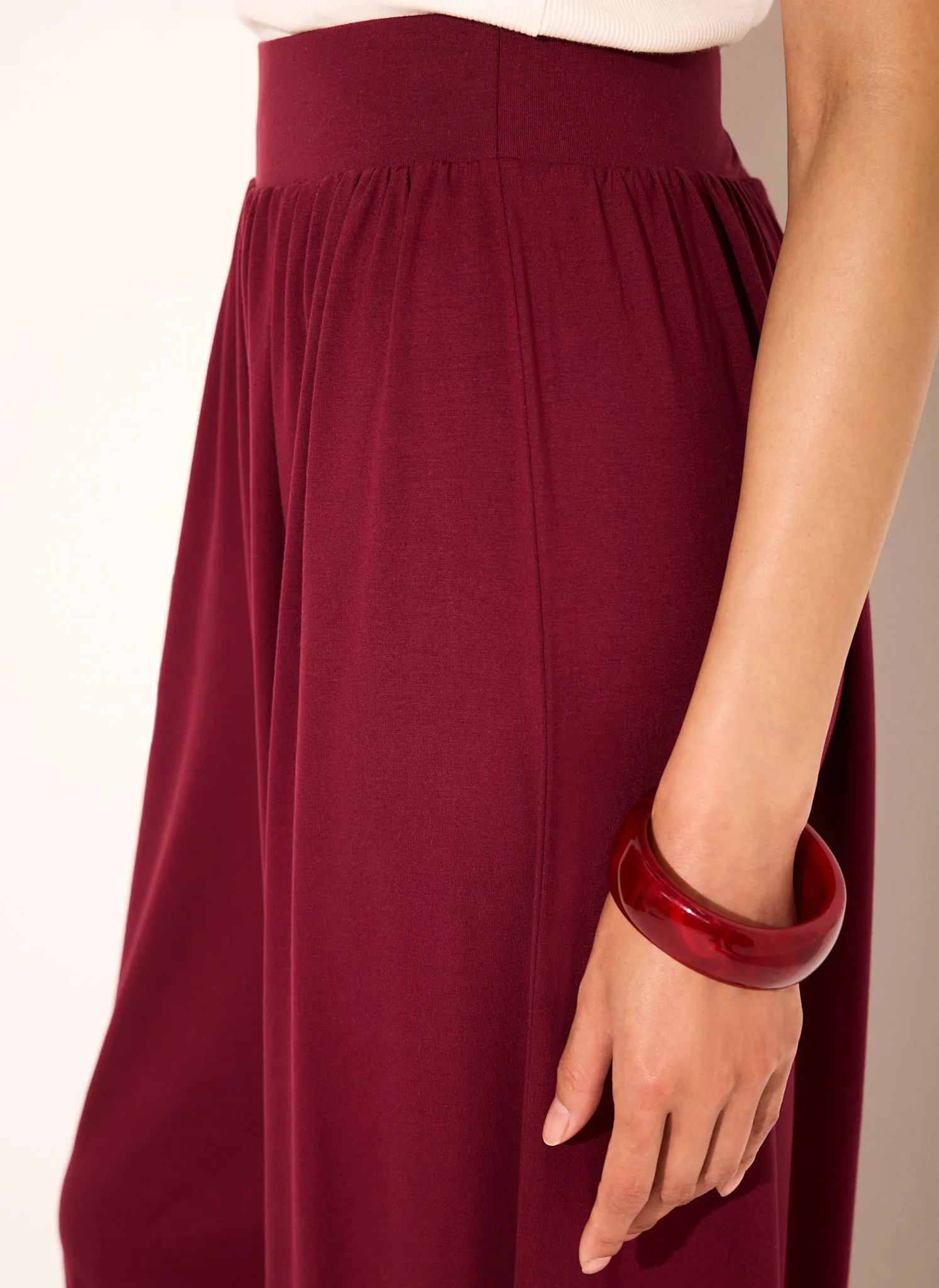 Red Jersey Balloon Trousers sold by Mint Velvet product image thumbnail 4