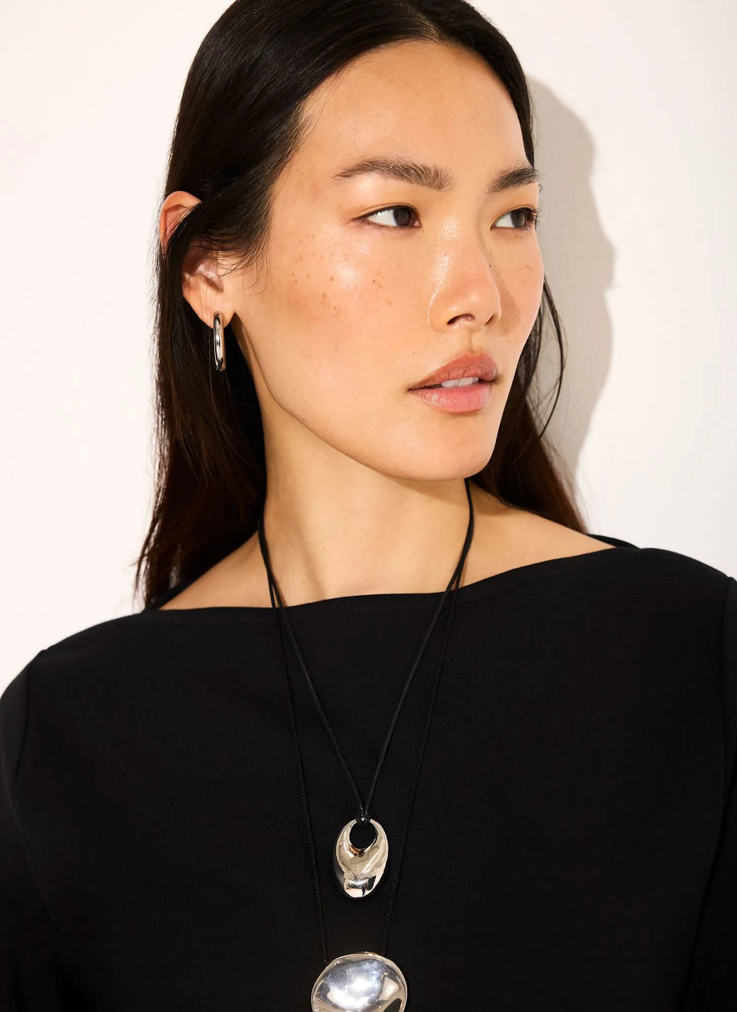 Black Slash Neck T Shirt sold by Mint Velvet product image thumbnail 4