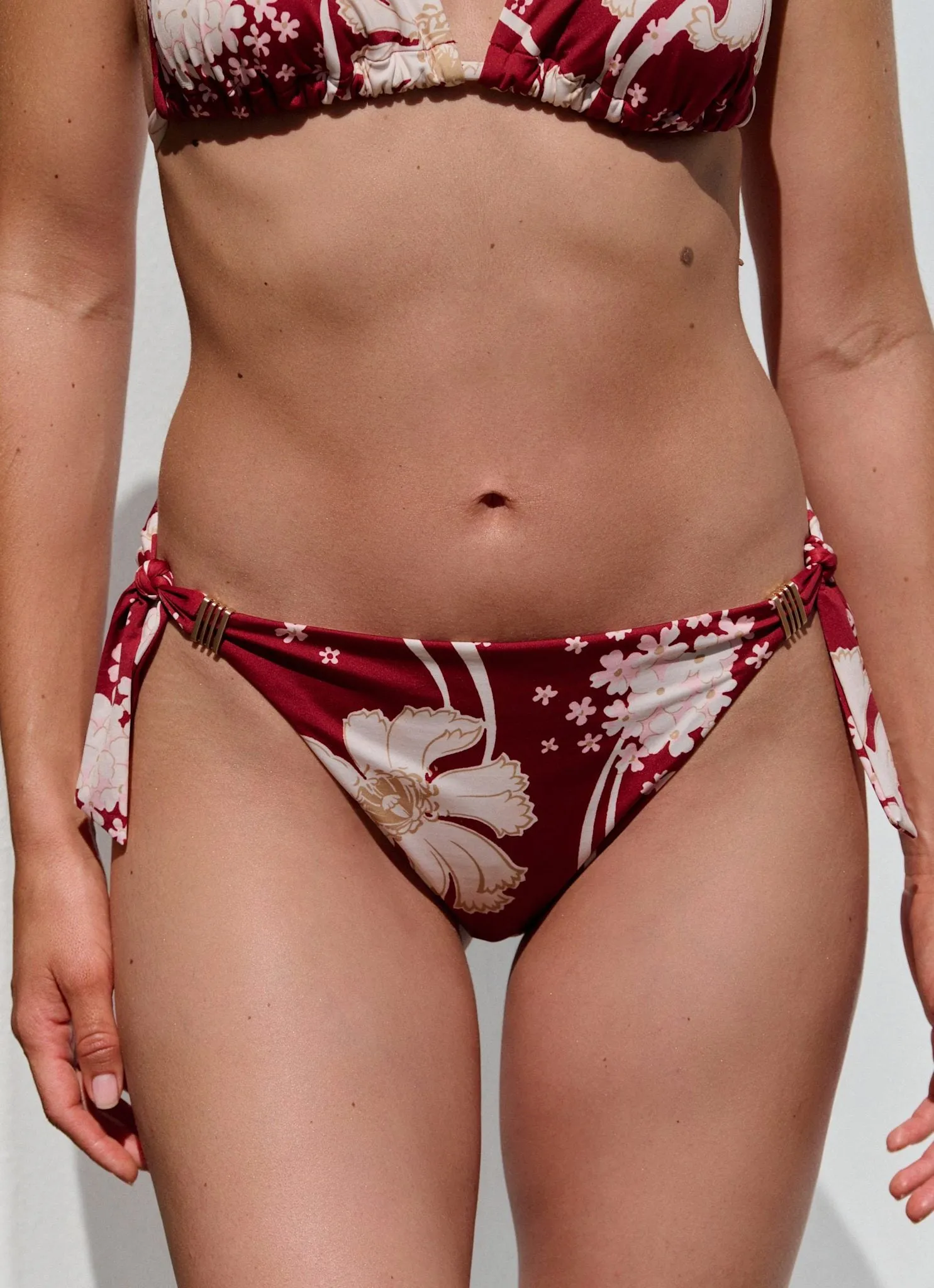 Red Floral Print Tie Bikini Bottoms sold by Mint Velvet product image thumbnail 5