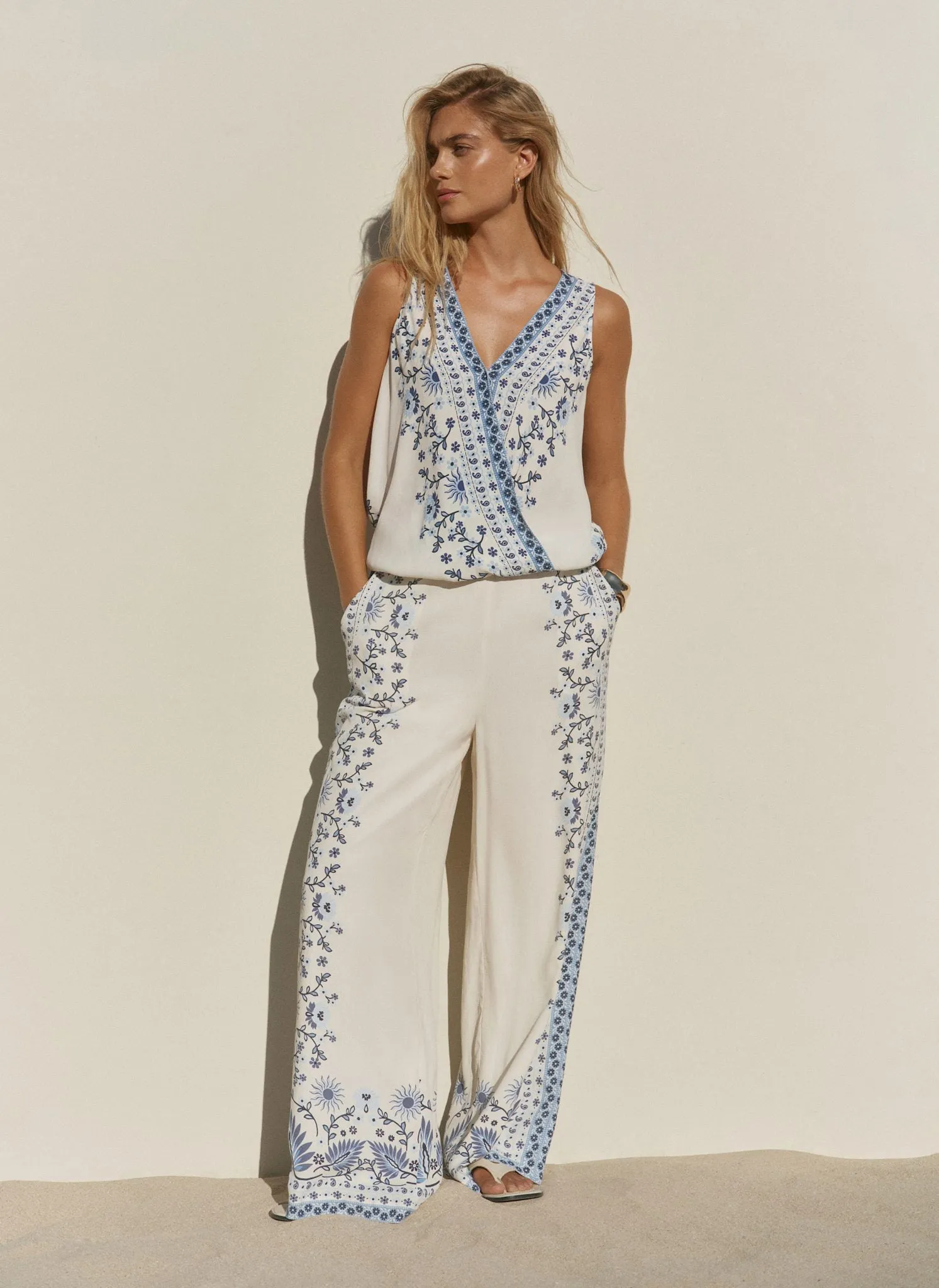 Blue Floral Print Top sold by Mint Velvet product image thumbnail 5