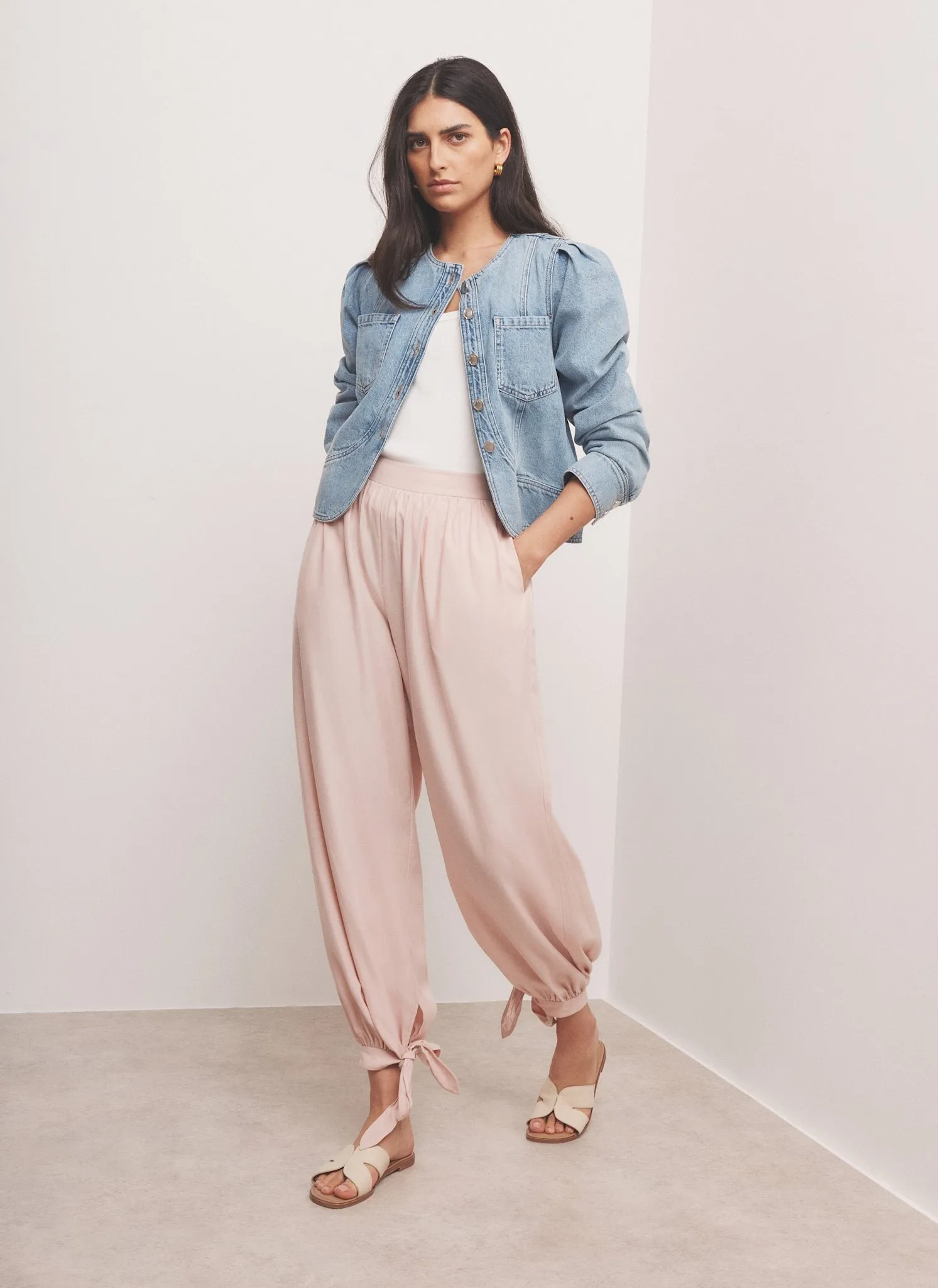 Pink Soft Balloon Trousers sold by Mint Velvet product image thumbnail 2