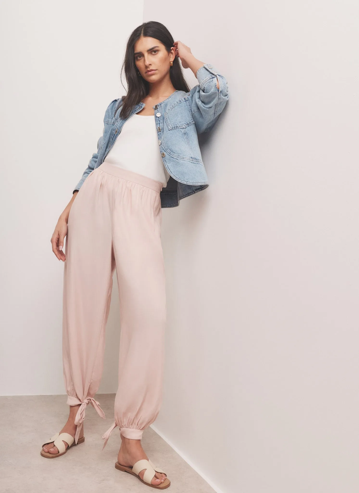 Pink Soft Balloon Trousers sold by Mint Velvet product image thumbnail 3