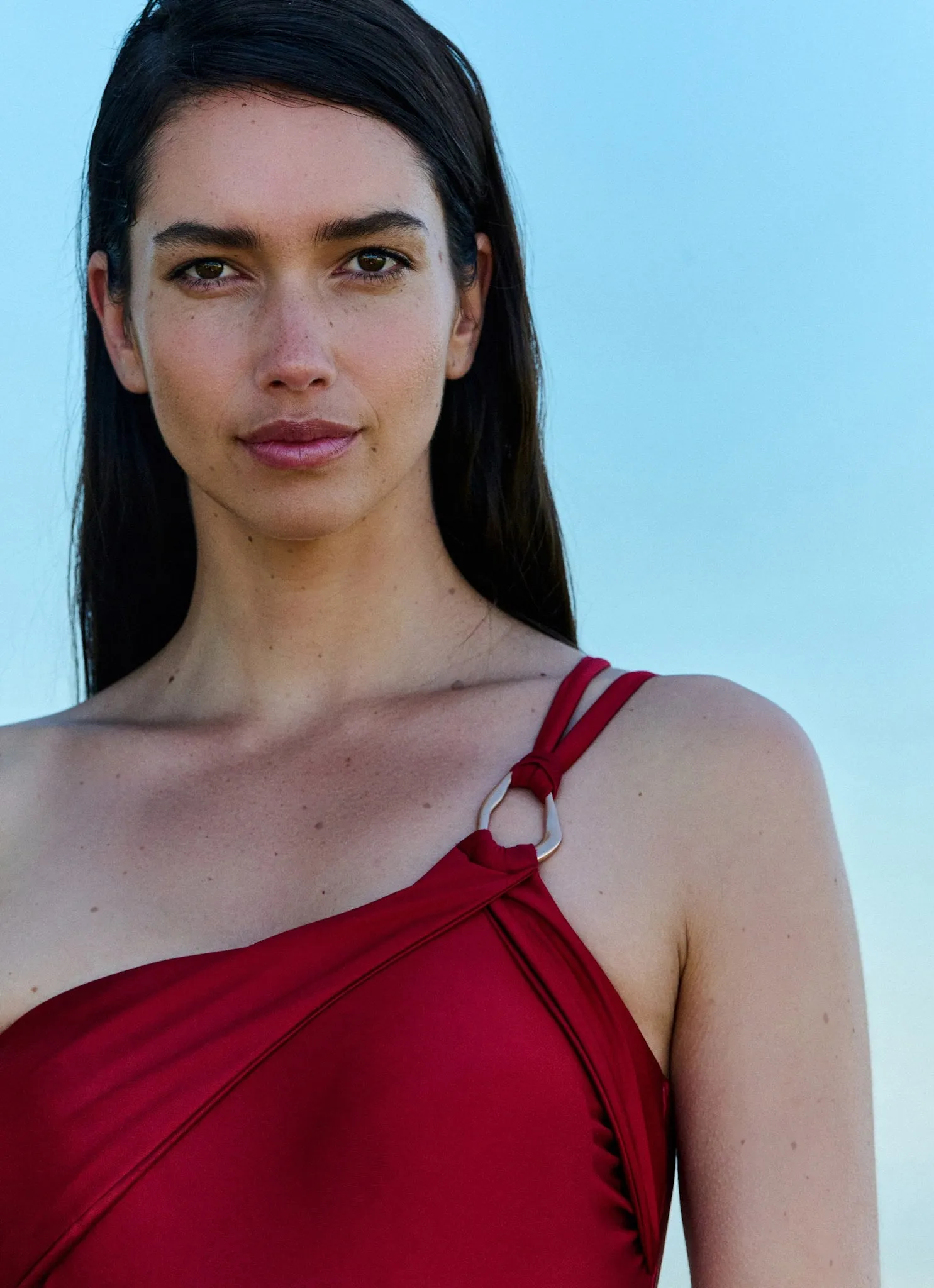 Red Asymmetric Swimsuit sold by Mint Velvet product image thumbnail 4