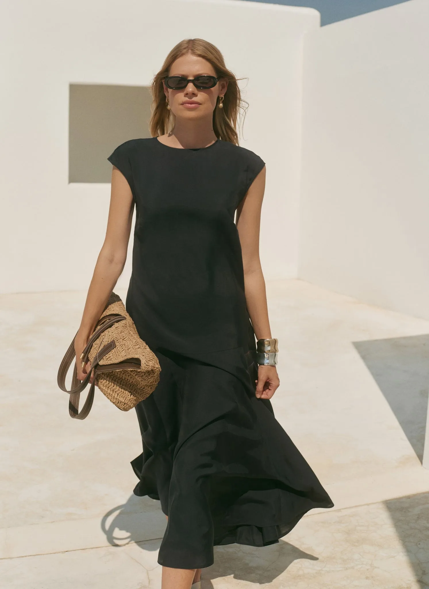 Navy Full Hem Midi Dress sold by Mint Velvet product image thumbnail 2