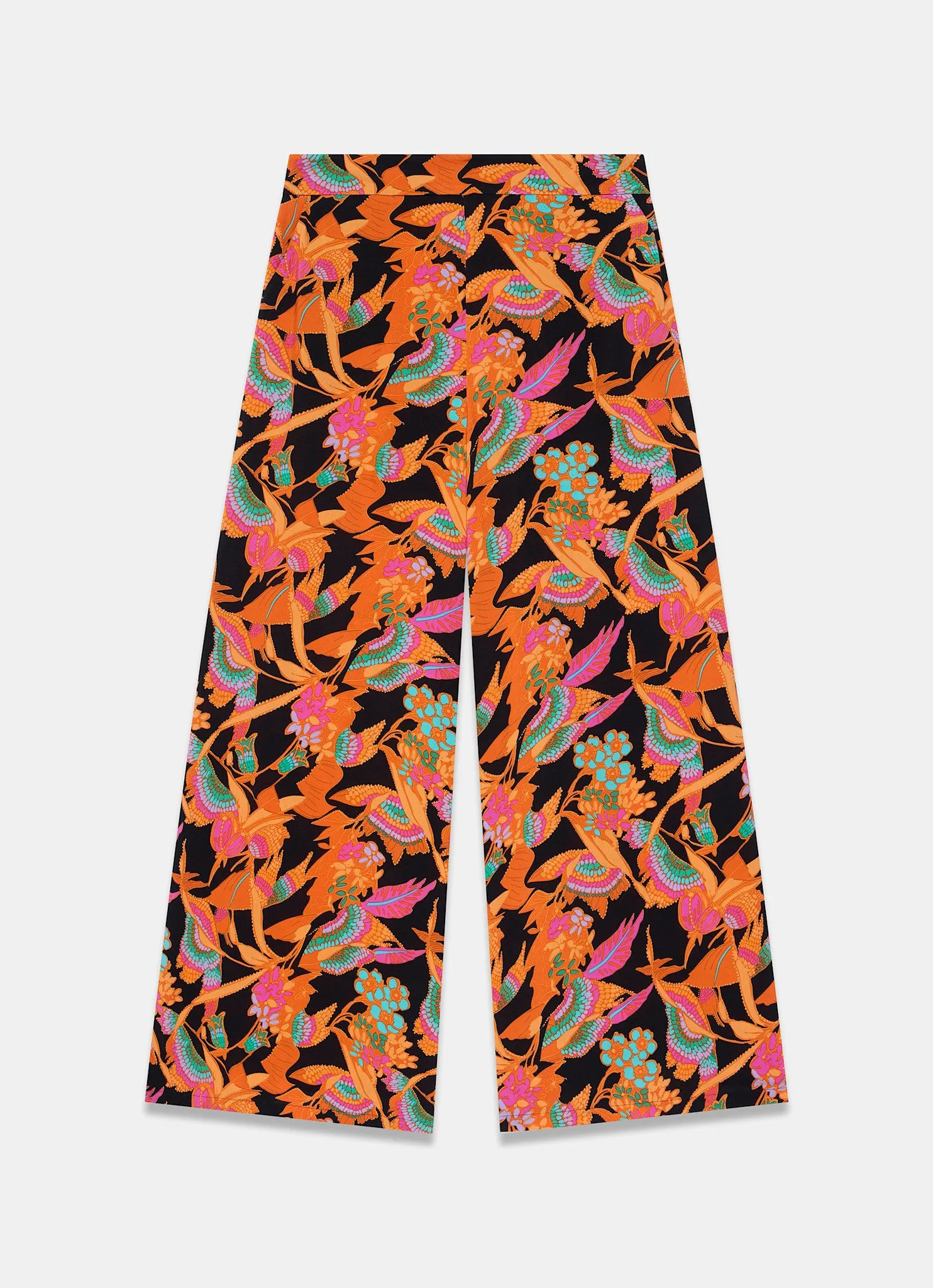 Orange Floral Print Wide Leg Trousers sold by Mint Velvet product image thumbnail 5