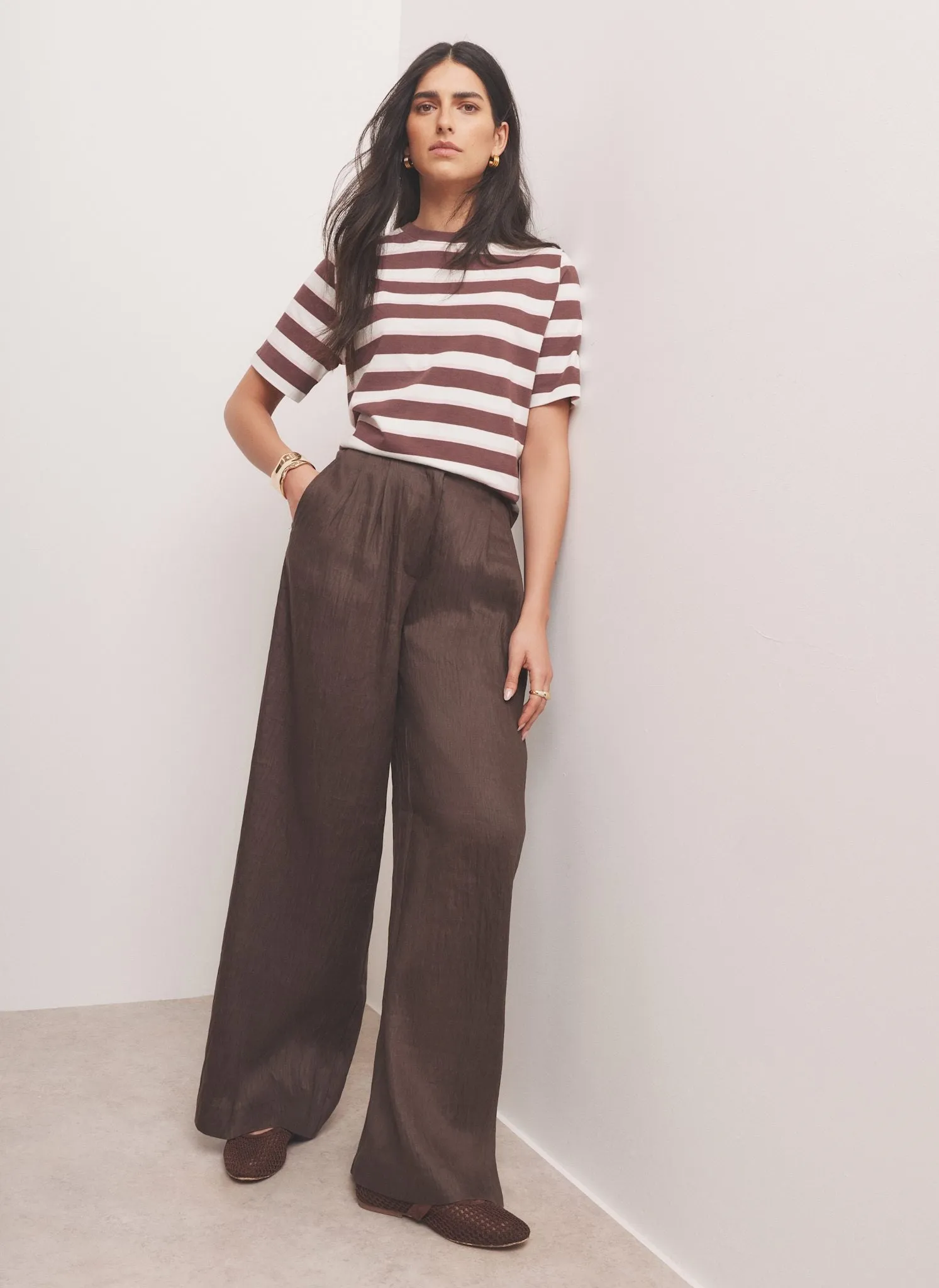 Pink Stripe Ultimate T-Shirt sold by Mint Velvet product image thumbnail 3