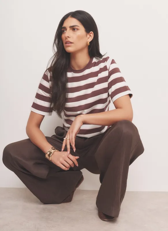 Pink Stripe Ultimate T-Shirt made by Mint Velvet