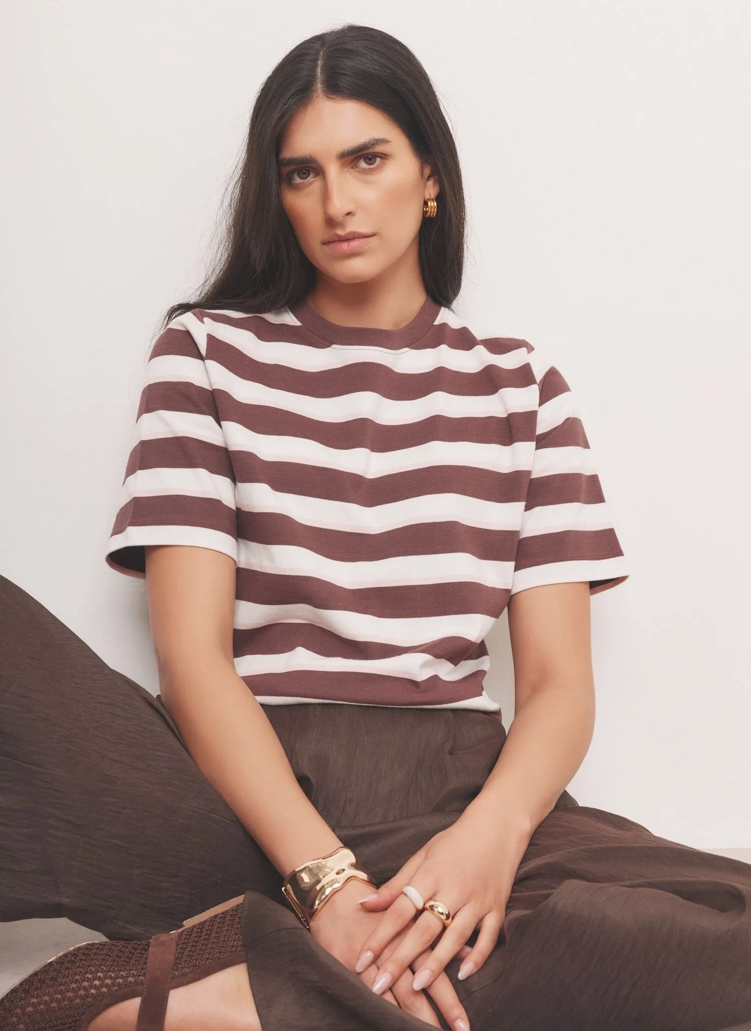Pink Stripe Ultimate T-Shirt sold by Mint Velvet product image thumbnail 2