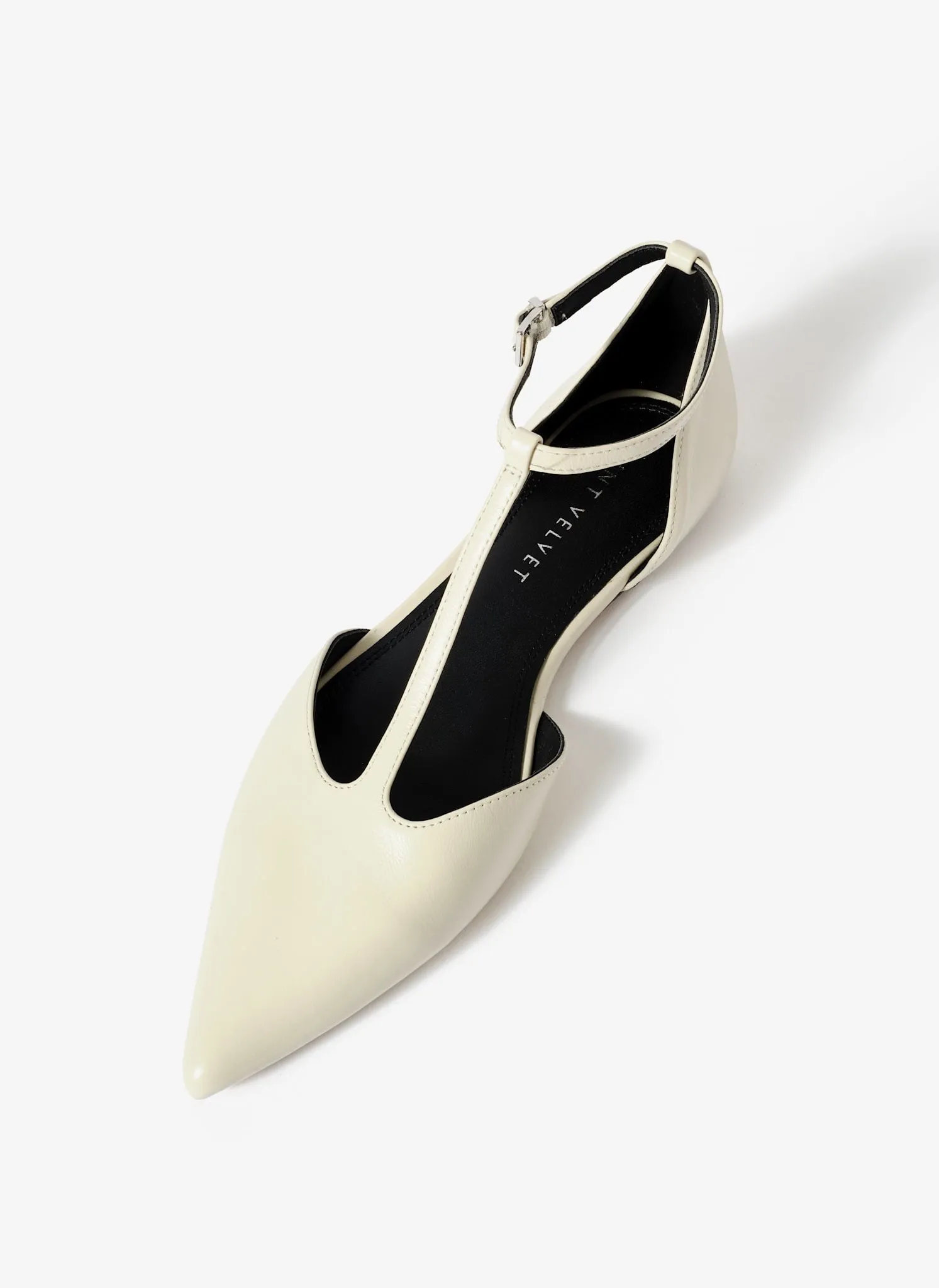 Lila Cream T-Bar Flats sold by Mint Velvet product image thumbnail 3