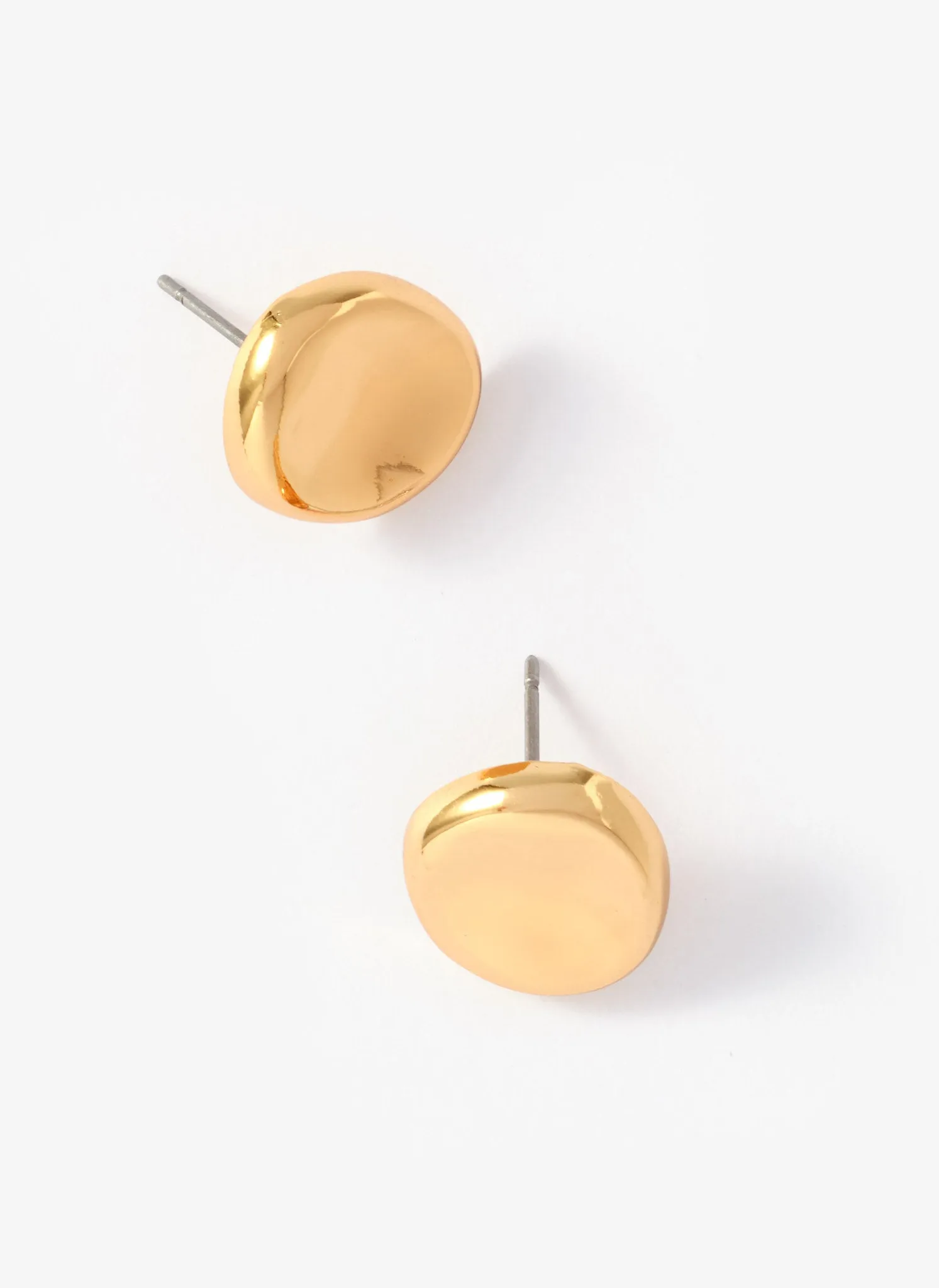 Gold Tone Shiny Stud Earrings sold by Mint Velvet product image thumbnail 2
