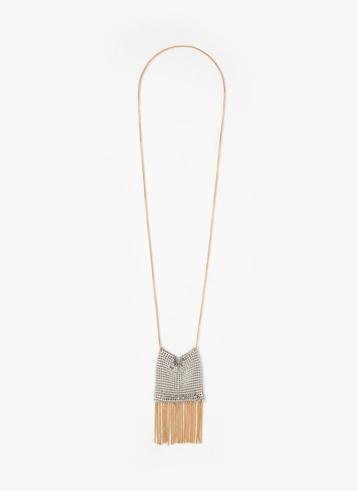 Mixed Metal Fringe Necklace sold by Mint Velvet