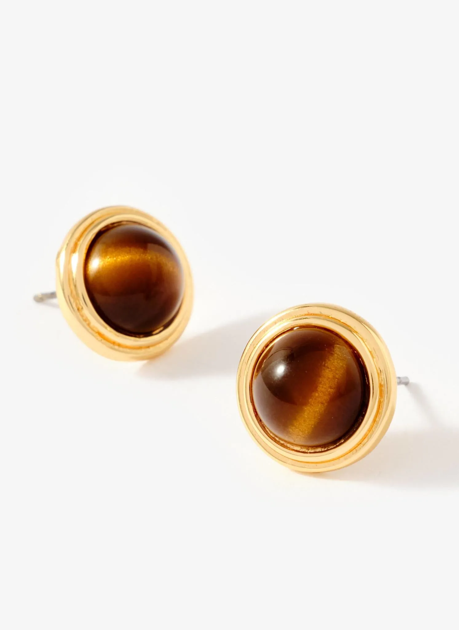 Gold Tone Resin Stud Earrings sold by Mint Velvet product image thumbnail 3