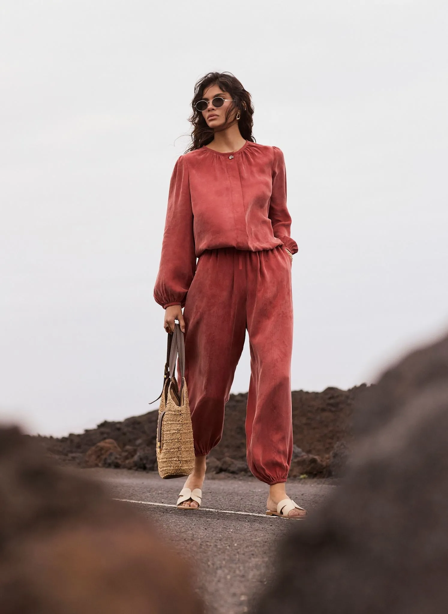Rust Red Balloon Trousers sold by Mint Velvet product image thumbnail 2