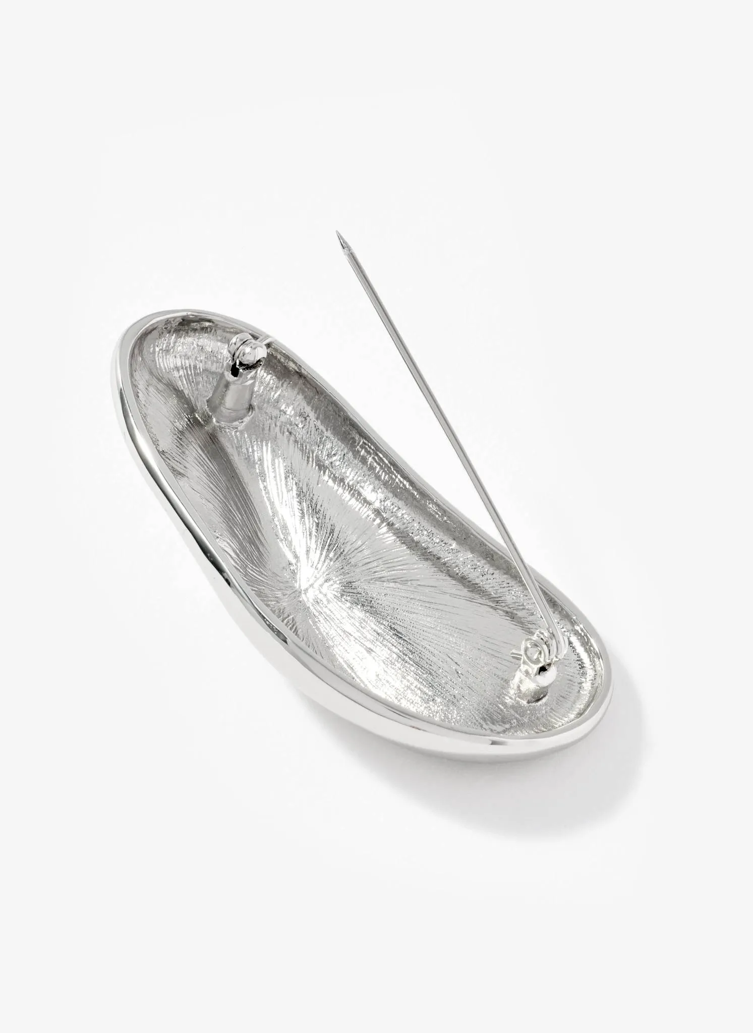 Silver Tone Minimal Brooch sold by Mint Velvet product image thumbnail 2