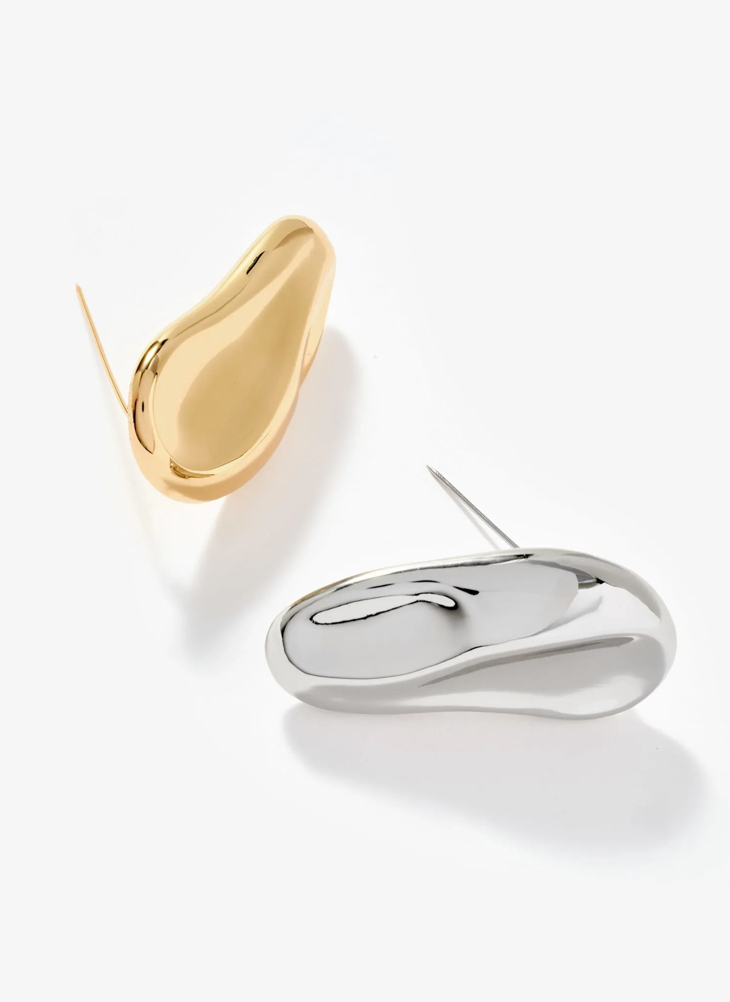 Silver Tone Minimal Brooch sold by Mint Velvet product image thumbnail 3