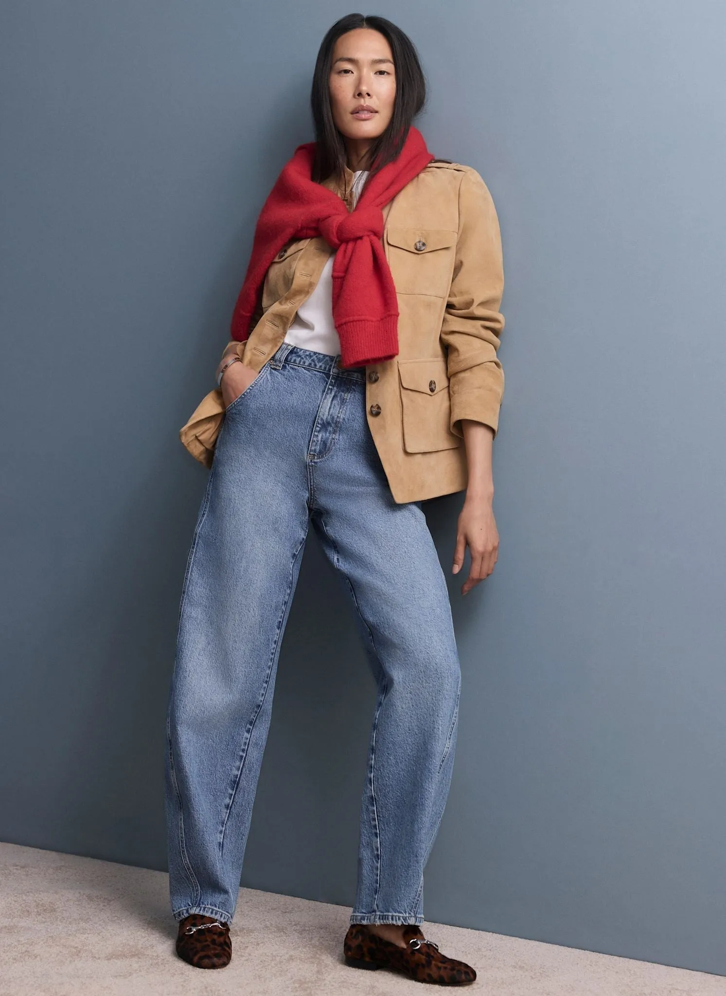 Mid Indigo Ultimate Barrel Jeans sold by Mint Velvet product image thumbnail 5