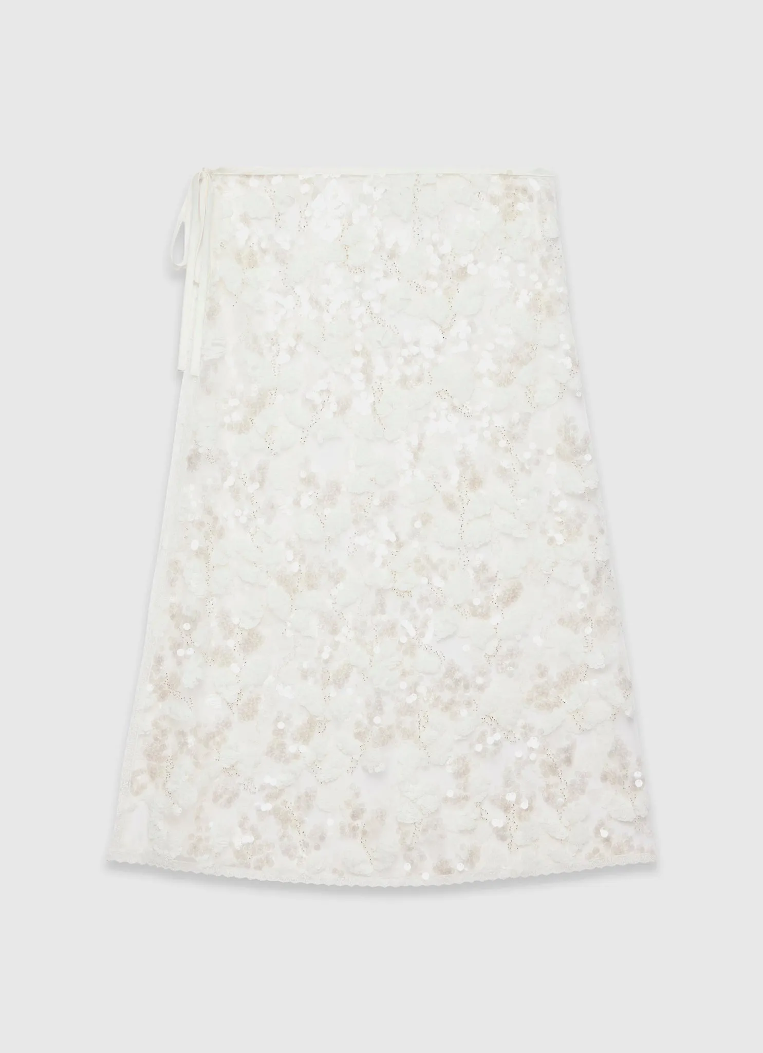 White Embellished Skirt Scarf sold by Mint Velvet product image thumbnail 2