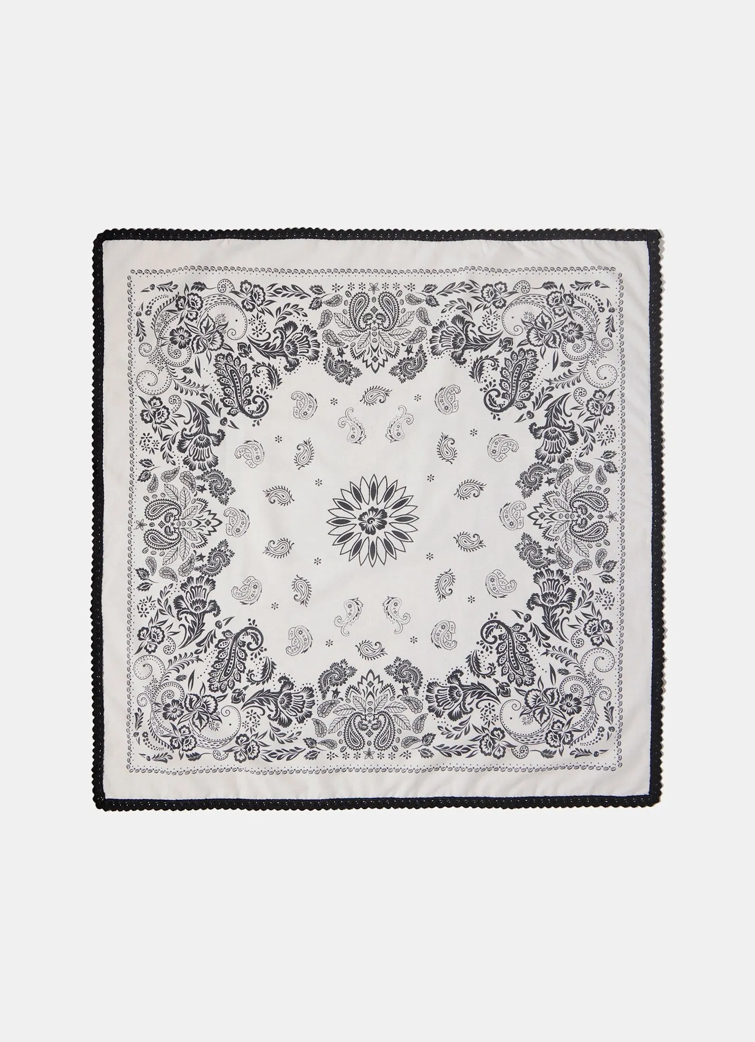 Pippa White Printed Neck Scarf sold by Mint Velvet product image thumbnail 2