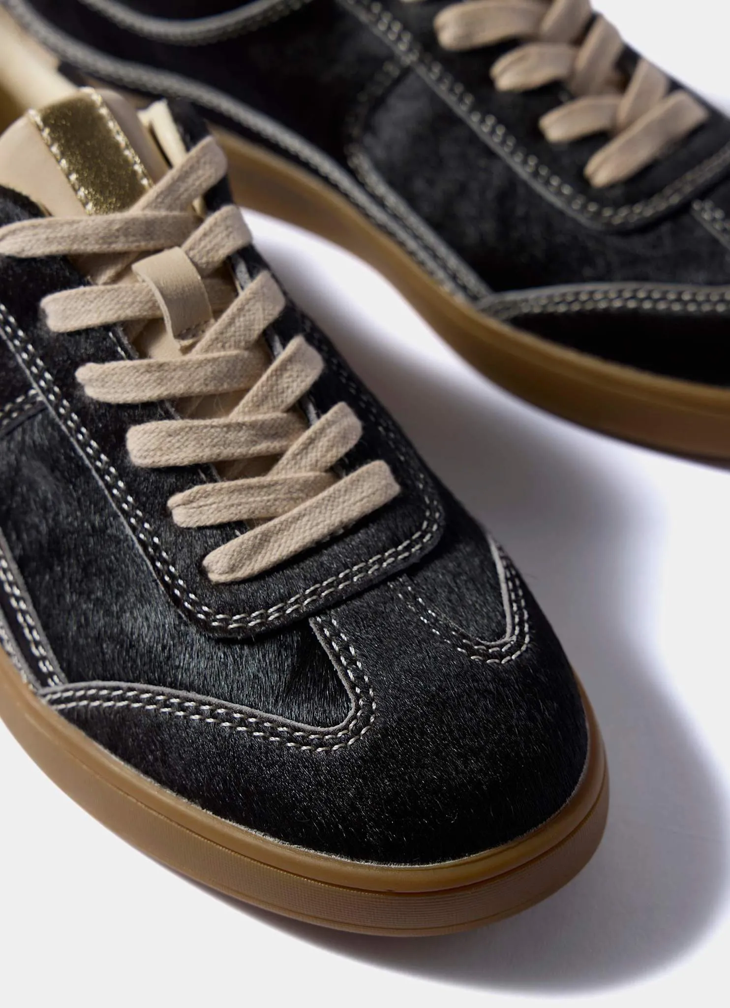 Jen Brown Leather Textured Trainers sold by Mint Velvet product image thumbnail 3