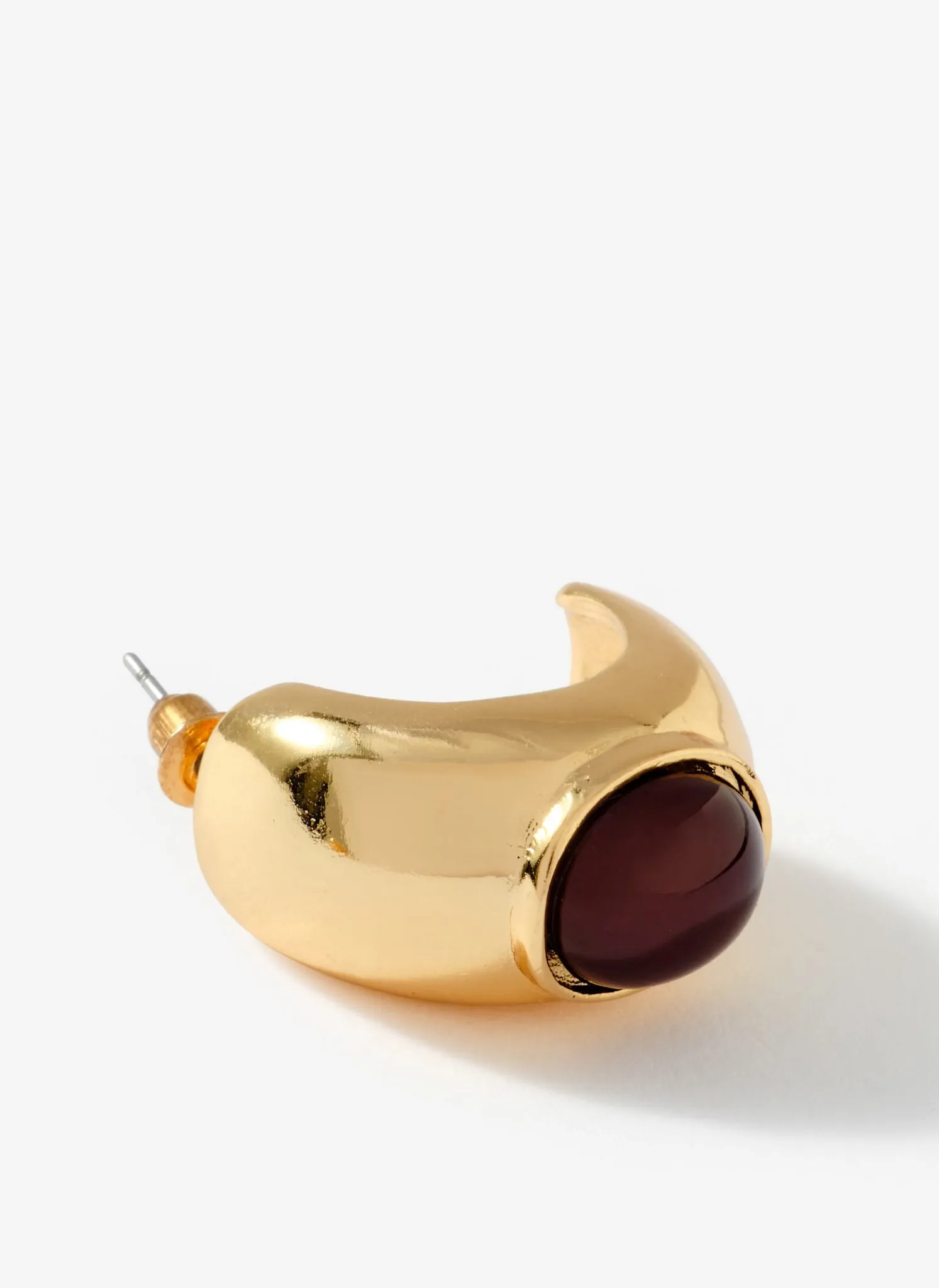 Gold Tone Resin Mix Hoop Earrings sold by Mint Velvet product image thumbnail 4