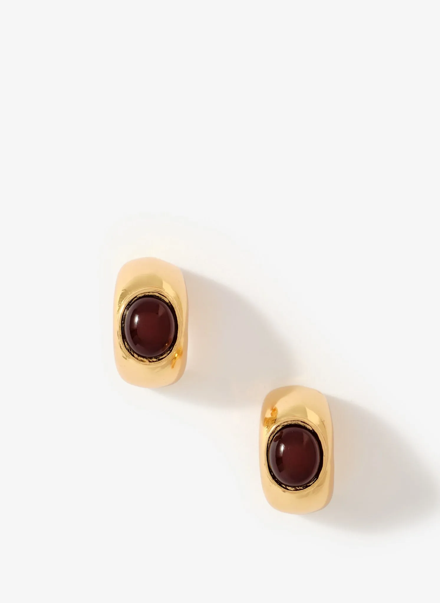 Gold Tone Resin Mix Hoop Earrings sold by Mint Velvet product image thumbnail 2