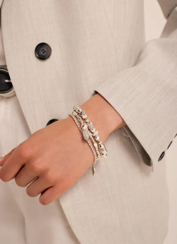 Silver Tone Mixed Bracelet Set made by Mint Velvet