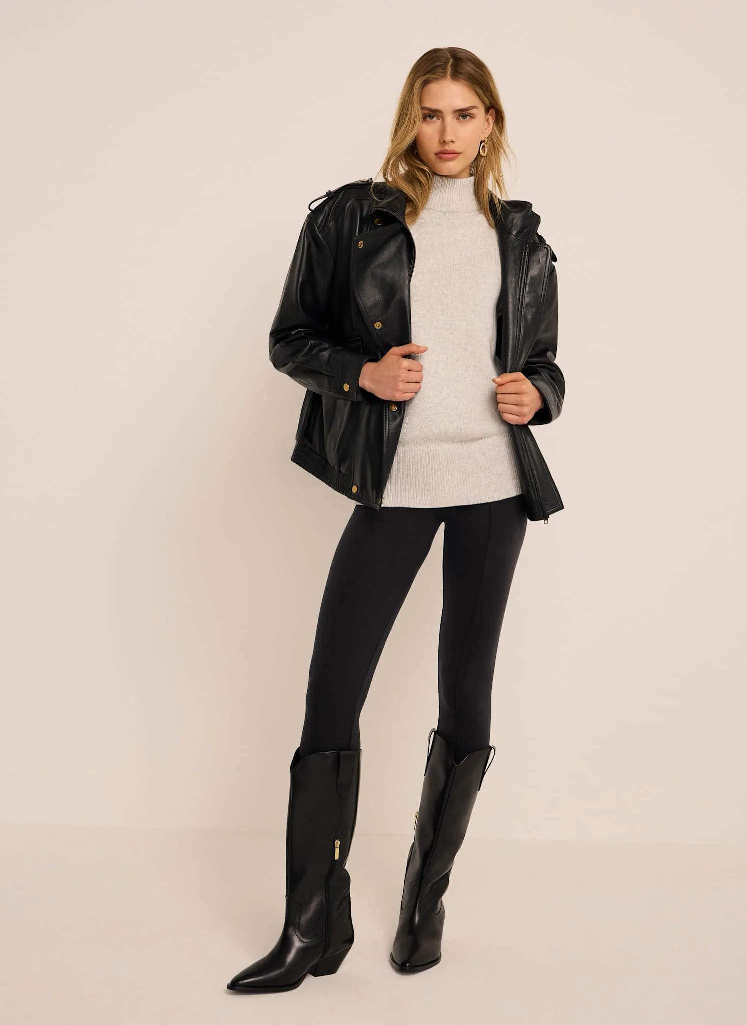 Black Seam Detail Leggings sold by Mint Velvet product image thumbnail 5