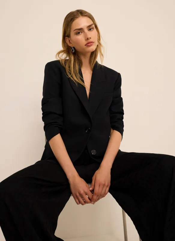 Black Single Breasted Blazer made by Mint Velvet