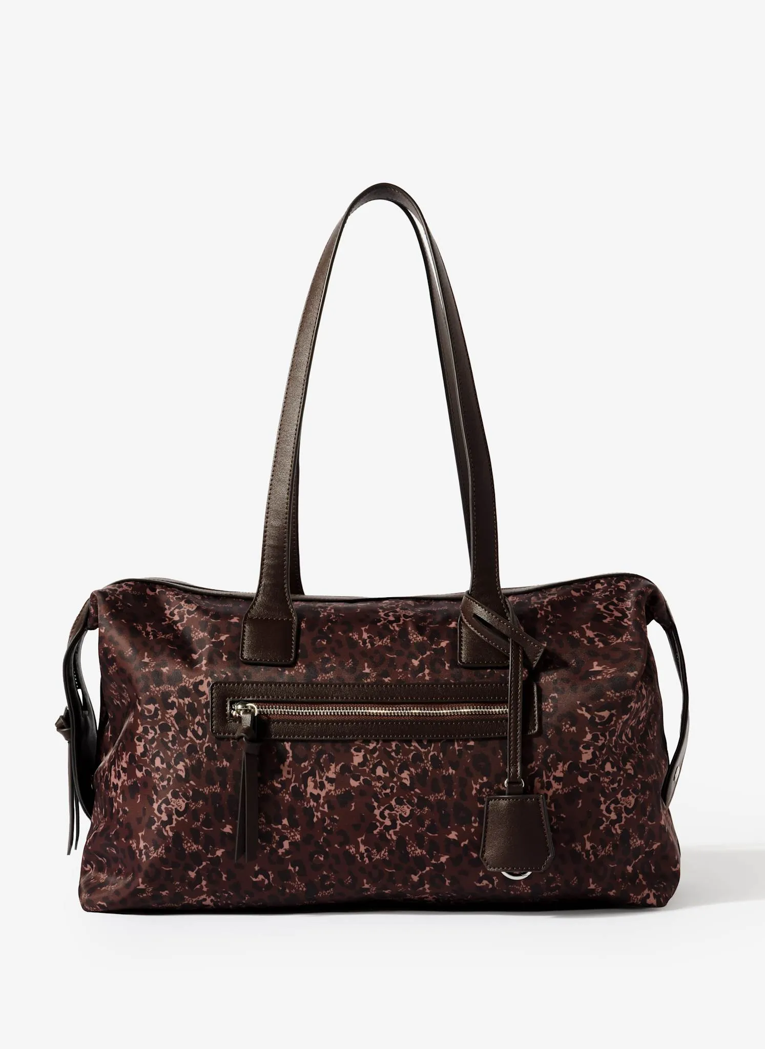 Gina Brown Leopard Print Weekender Bag sold by Mint Velvet product image thumbnail 3