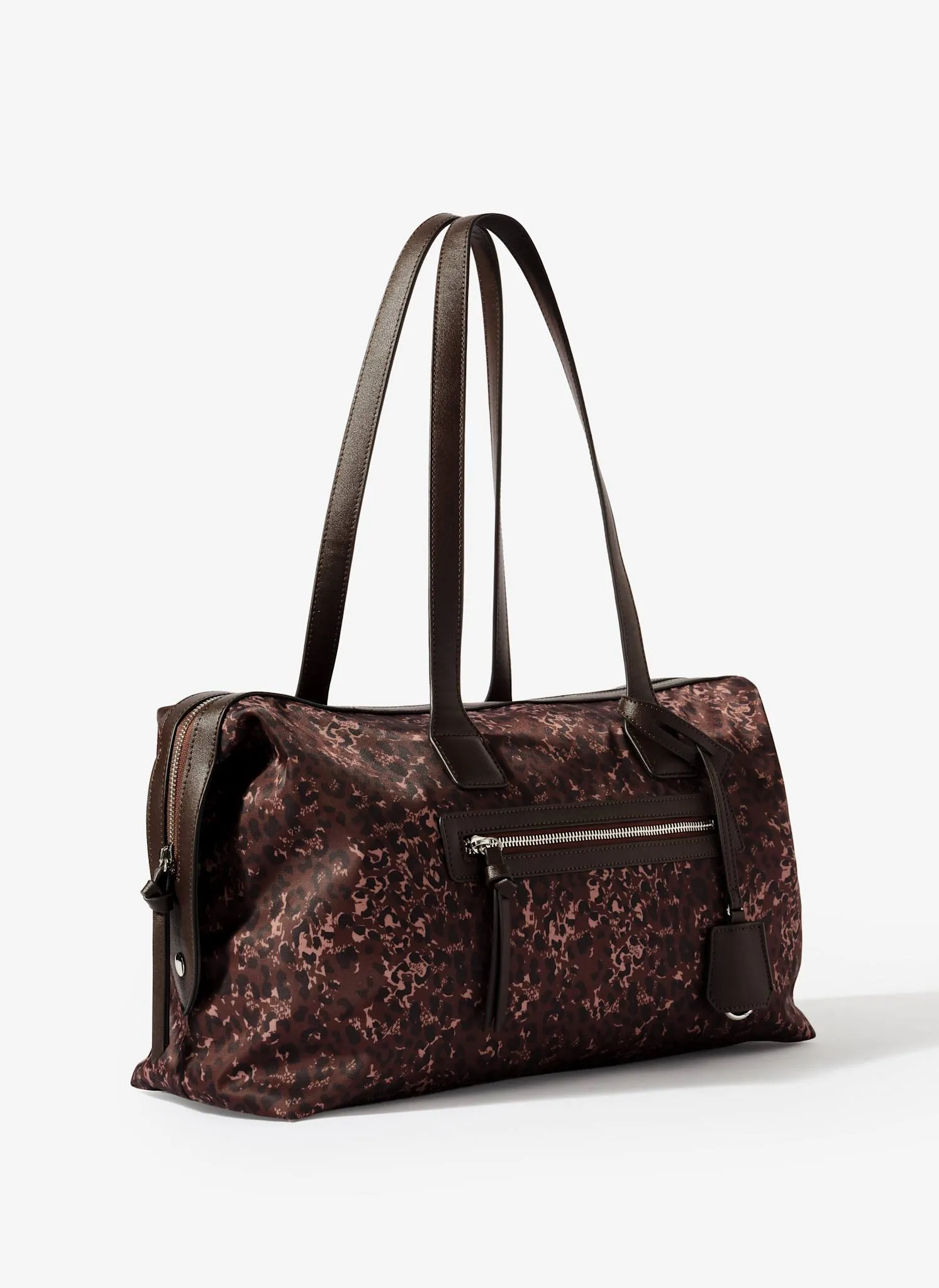 Gina Brown Leopard Print Weekender Bag sold by Mint Velvet product image thumbnail 4