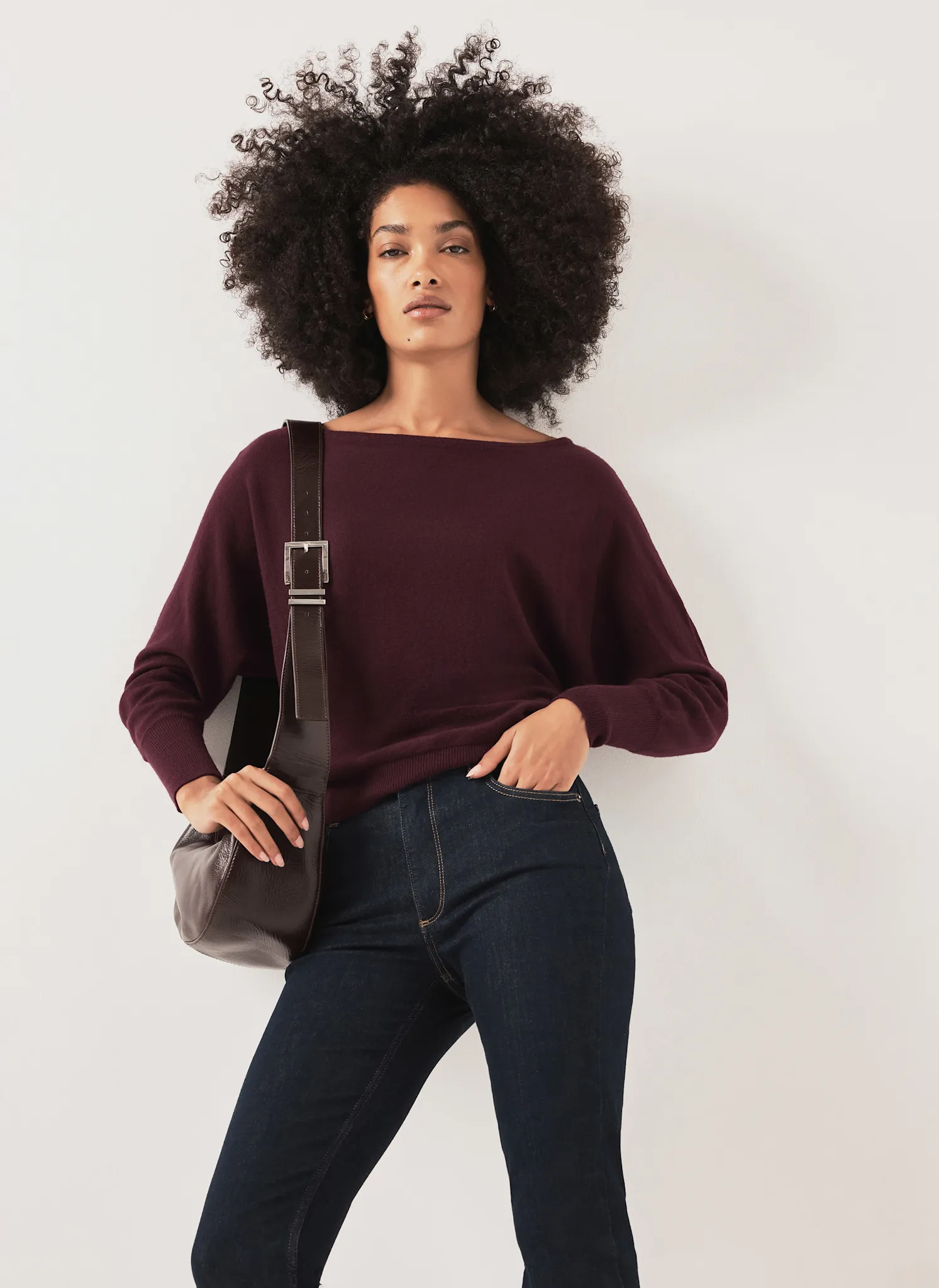 Burgundy Lace 2-in-1 Midi Dress sold by Mint Velvet product image thumbnail 3