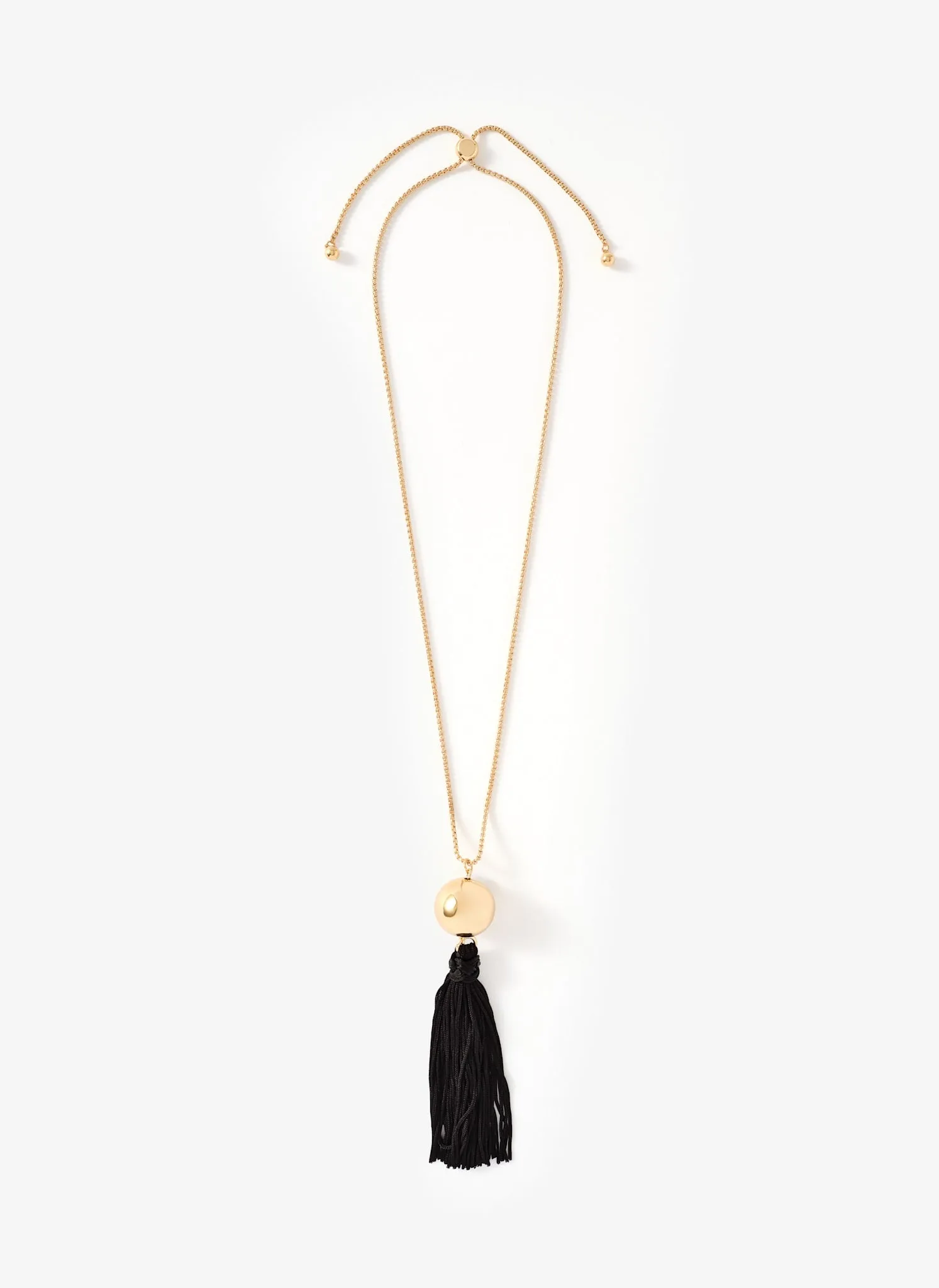 Gold Tone Long Tassel Necklace sold by Mint Velvet product image thumbnail 2