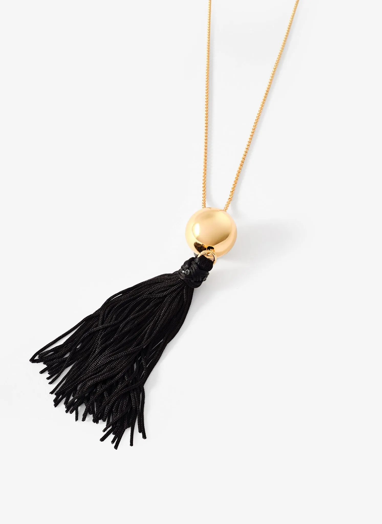 Gold Tone Long Tassel Necklace sold by Mint Velvet product image thumbnail 4