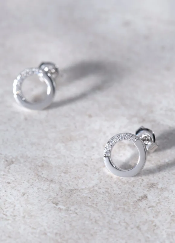 Silver Plated Circle Studs sold by Mint Velvet