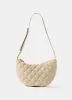 Cream Quilted Sling Bag sold by Mint Velvet