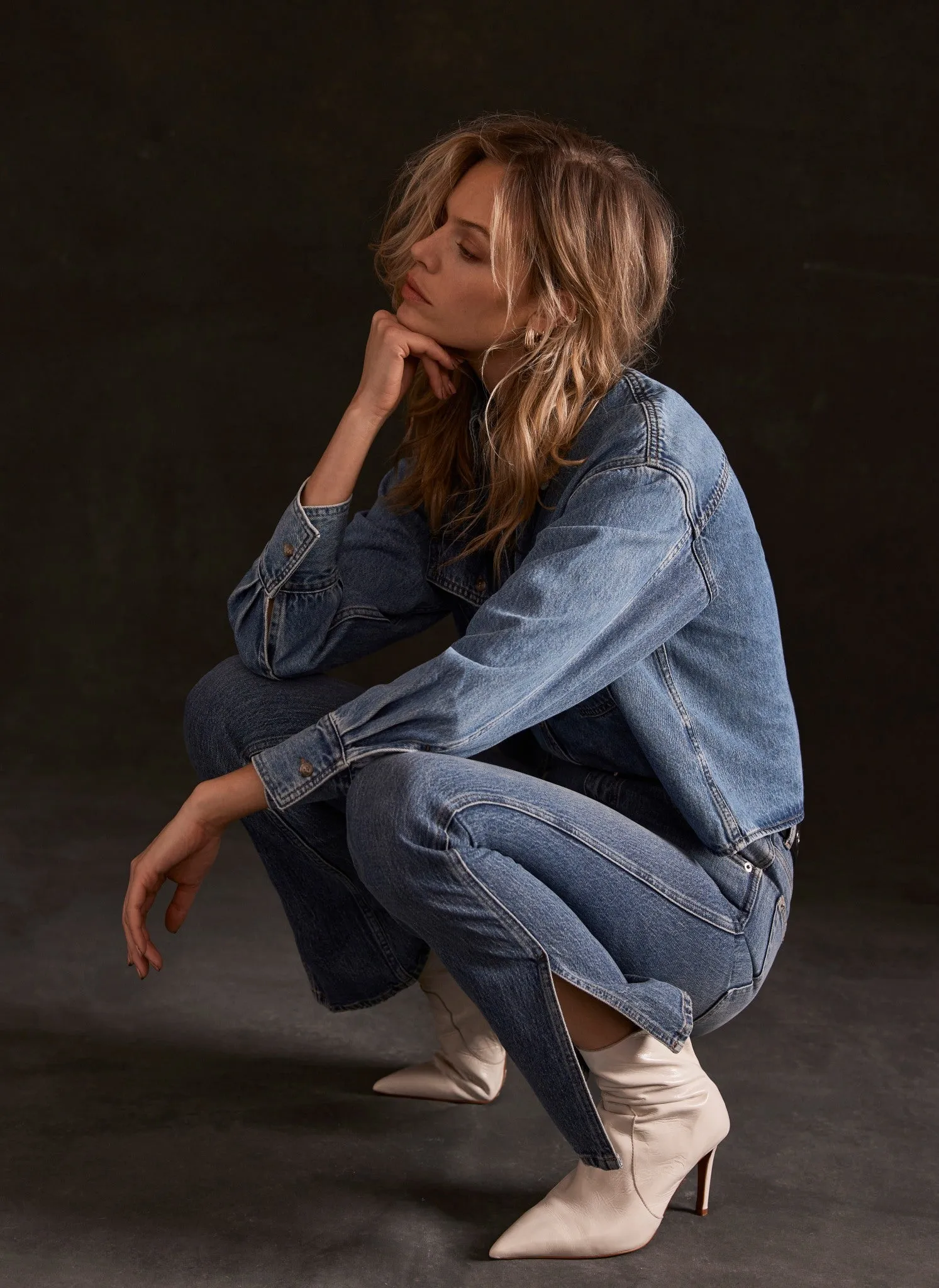 Indigo Split Hem Slim Jeans sold by Mint Velvet product image thumbnail 2