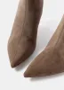 Neutral Suede Sock Boots sold by Mint Velvet