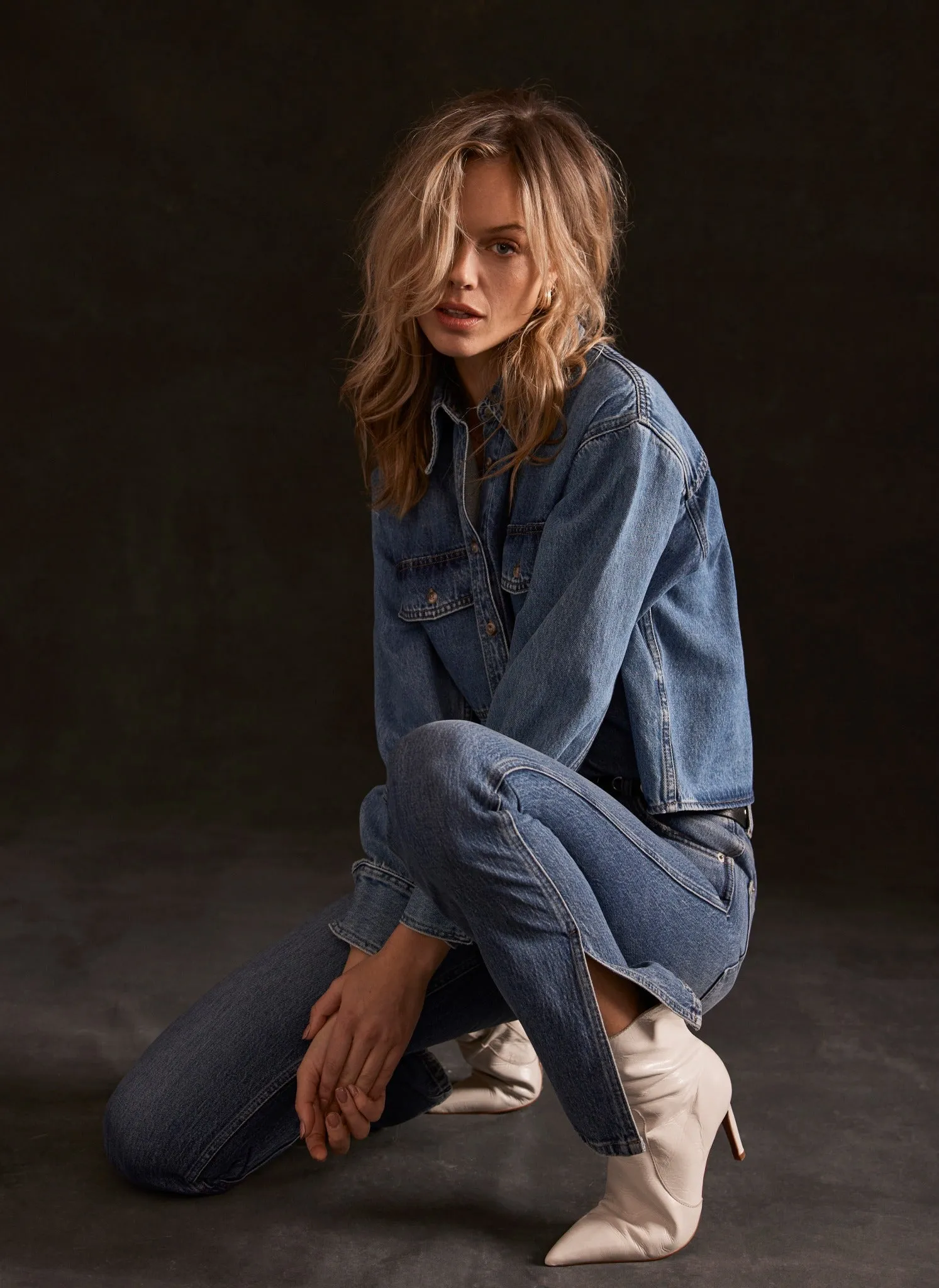 Indigo Split Hem Slim Jeans sold by Mint Velvet product image thumbnail 5