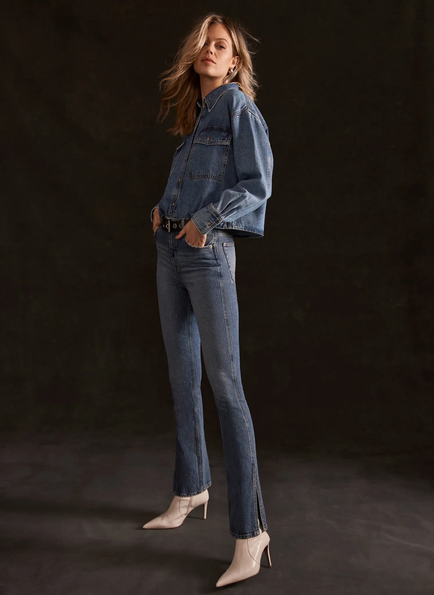 Indigo Split Hem Slim Jeans sold by Mint Velvet product image thumbnail 4