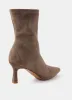 Neutral Suede Sock Boots sold by Mint Velvet
