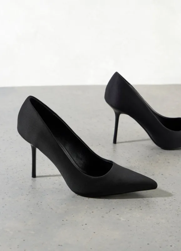 Black Scuba Court Shoes sold by Mint Velvet