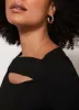 Black Cut Out Top sold by Mint Velvet